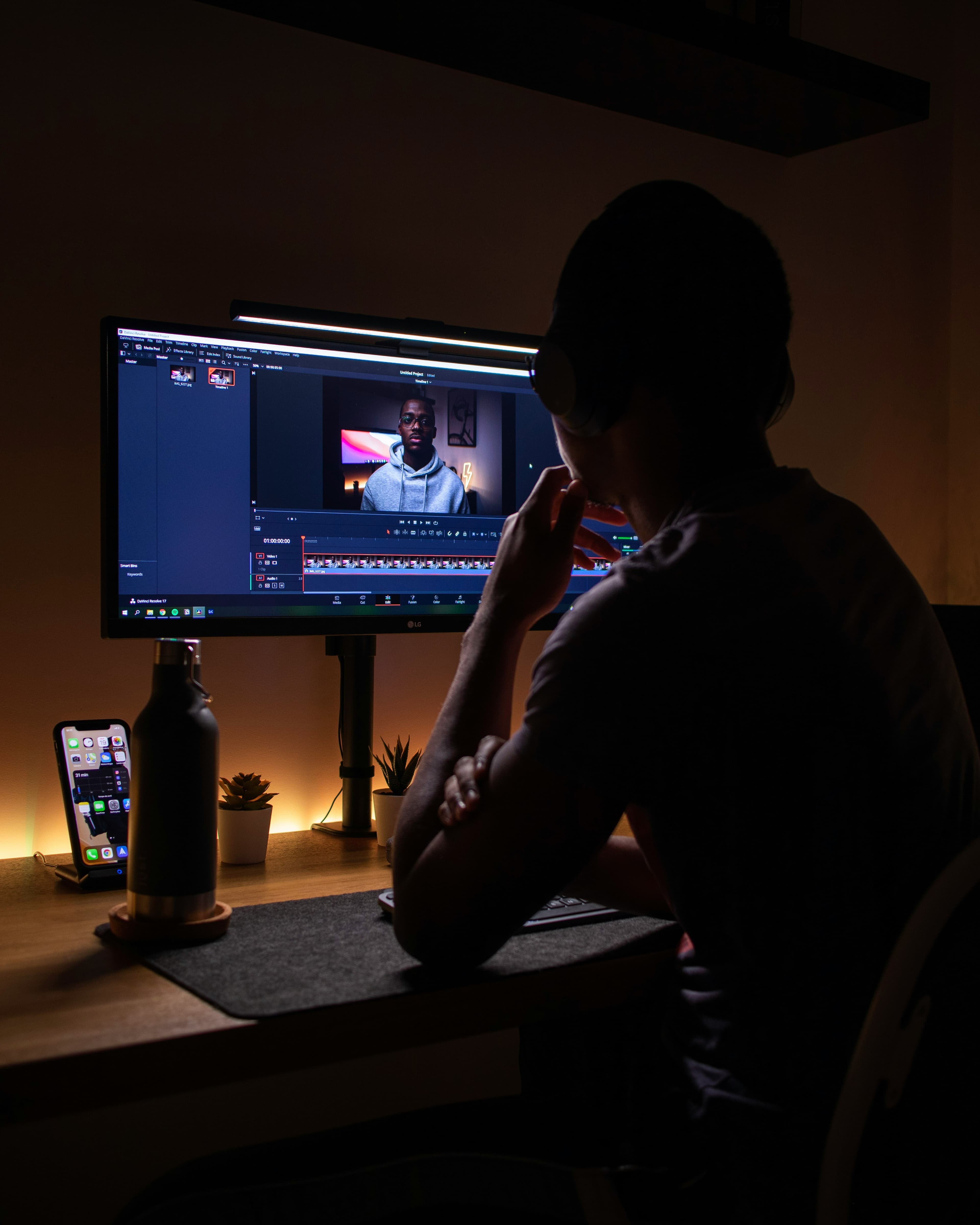 Creator behind the scenes